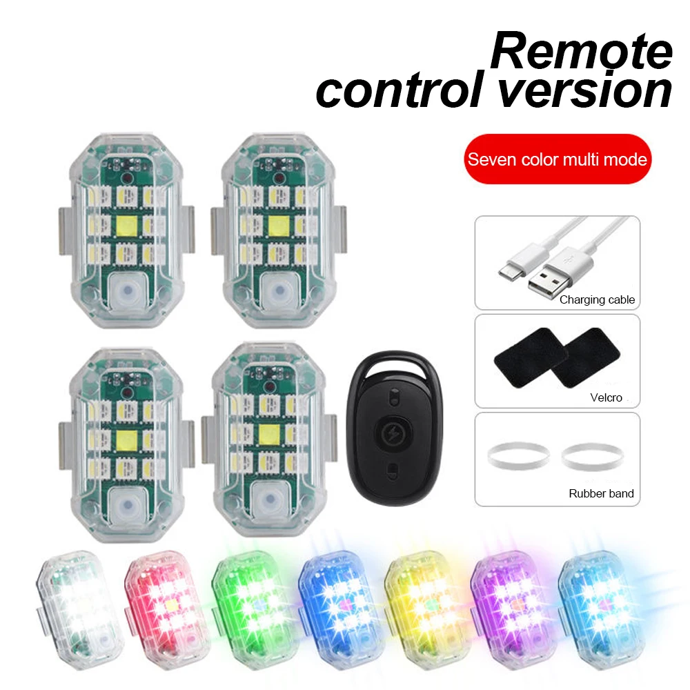 Drone Led Light - 무선 원격 제어 LED 항공기 스트로브