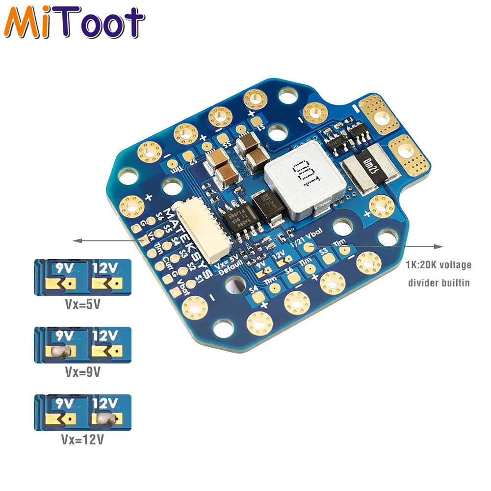 Drone Power Distribution Board - Mateksys PDB-HEX 12S 전원 분배 보드
