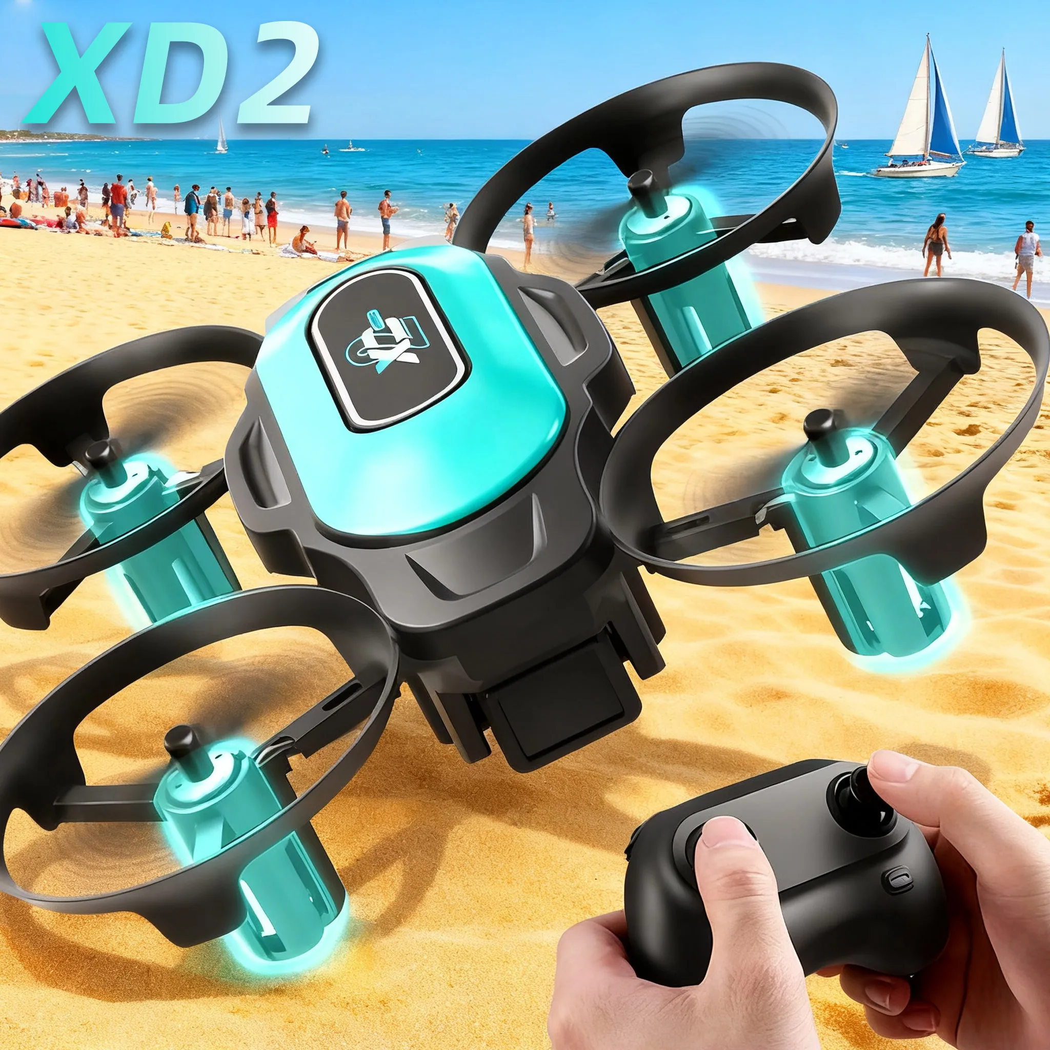 Drone Led Light - XD2 미니 드론, 360 ° 스턴트