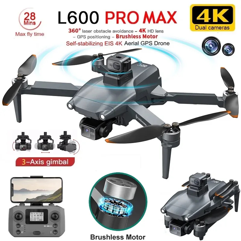 Drone Gimbal - L600 PRO MAX GPS 드론 전문