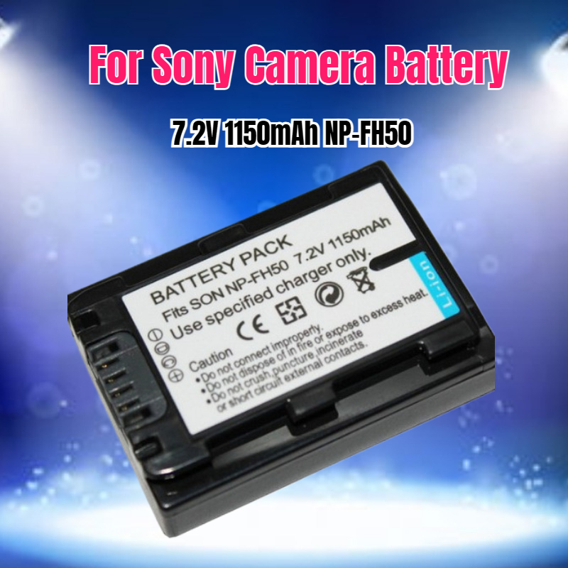 Drone Battery - 7.2V 1150mAh NP-FH50 카메라 배터리 (소니
