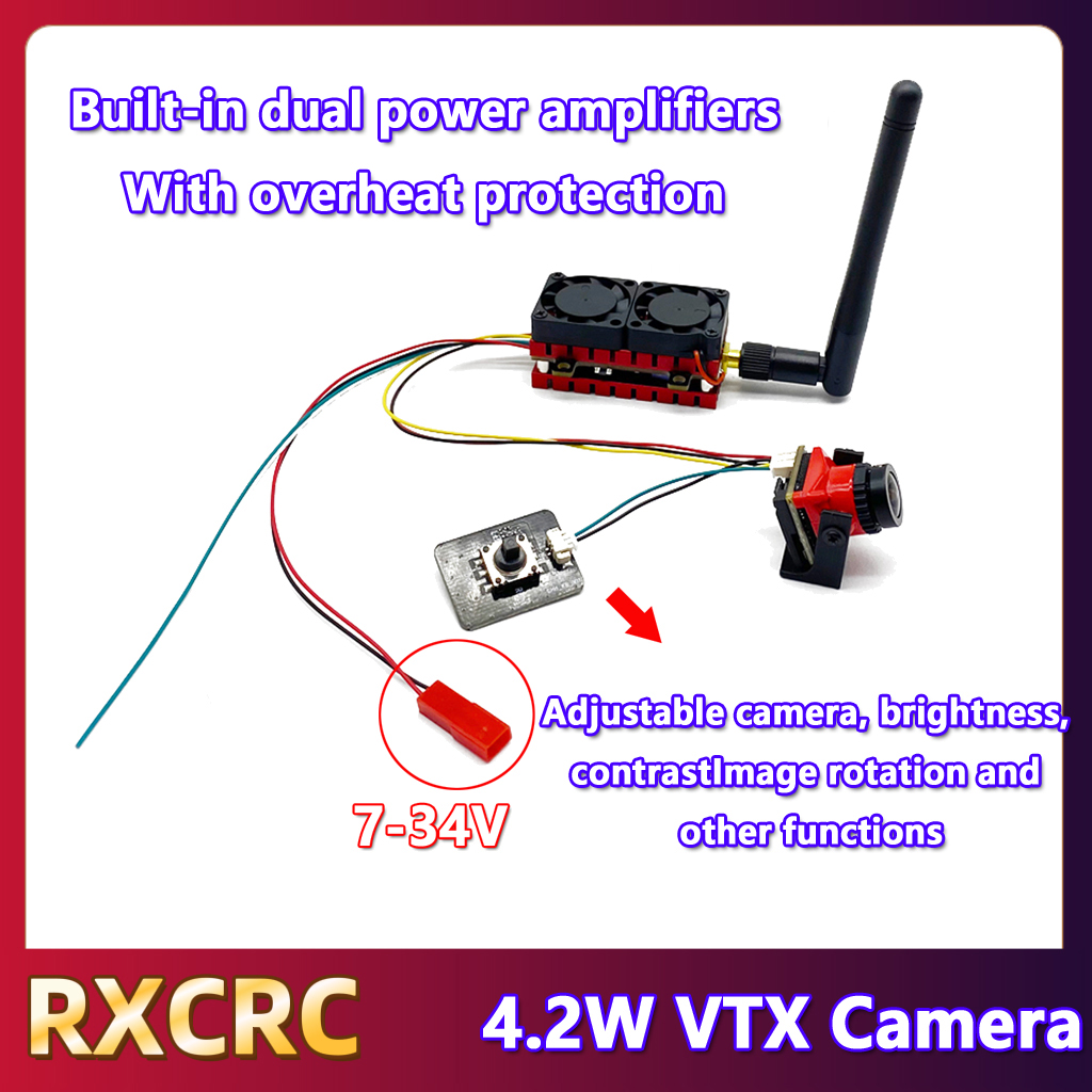 RXCRC 5.8G 48CH 4.2W 고출력 VTX 송 - Drone Frame 리뷰 및 가격