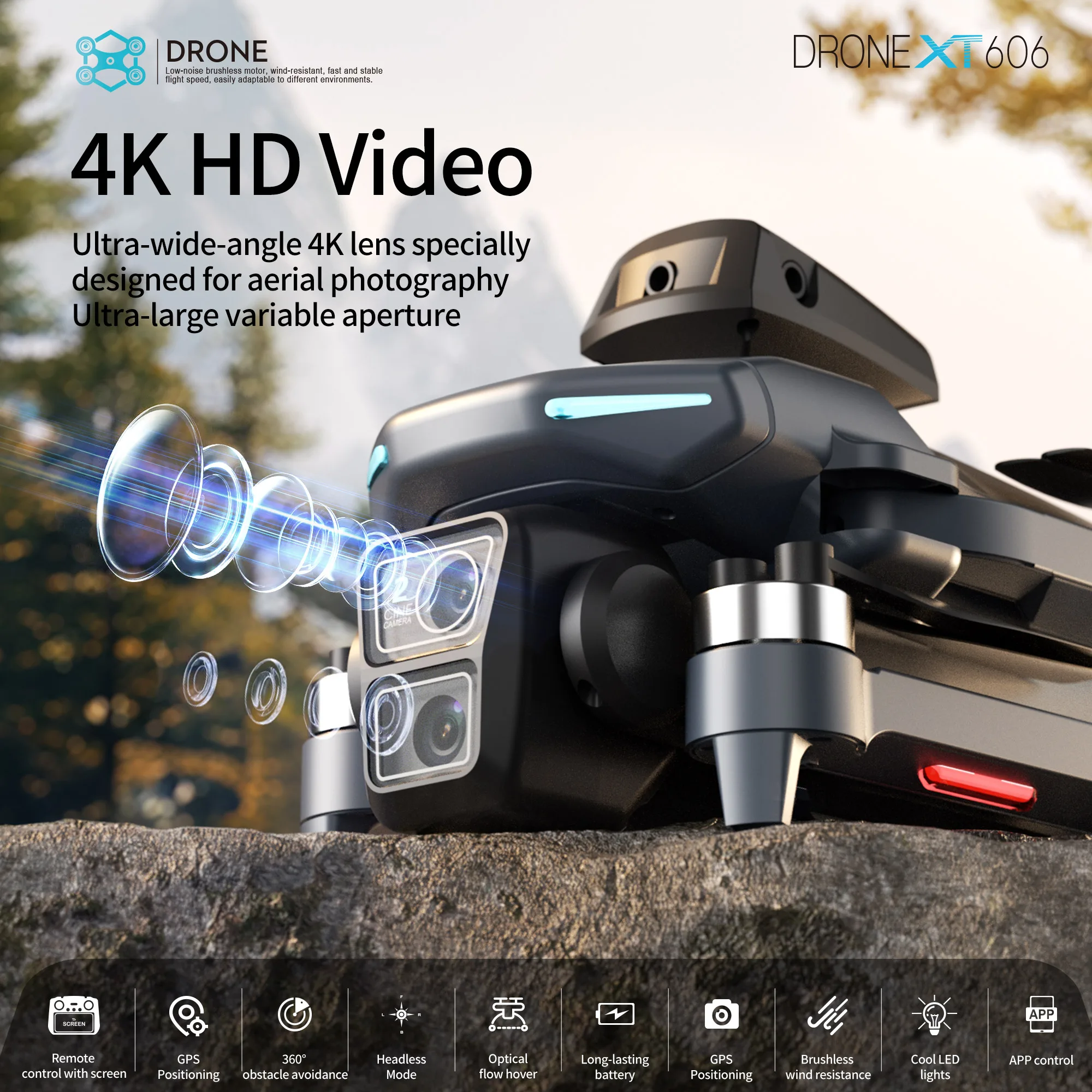 레노버 XT606 MAX GPS 드론 4K 프로페셔널  - Drone Gps Mount 리뷰 및 가격