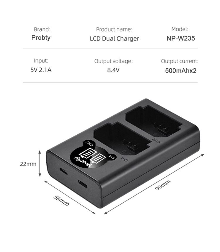 2200mAh NP-W235 NP W235 배터리 LC - Drone Battery 리뷰 및 가격
