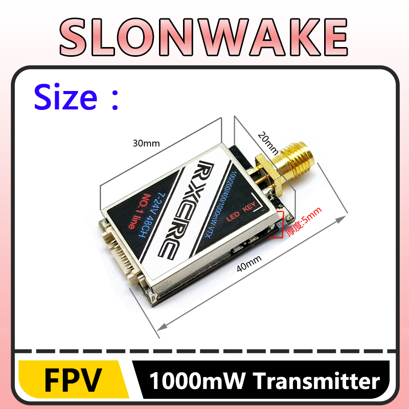 SLONWAKE 5.8G 48CH 1W VTX 100/ - Drone Frame 리뷰 및 가격