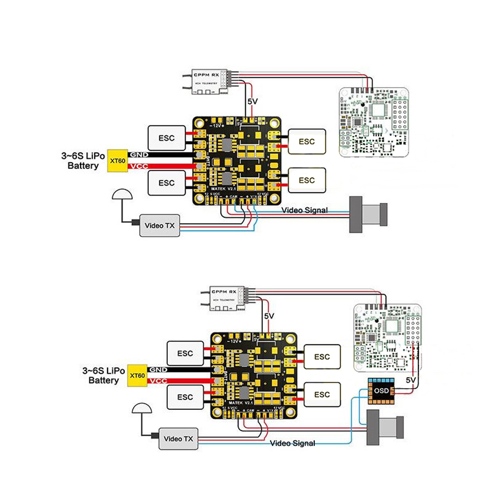 미니 파워 허브 전원 Matek PDB 배급 보드, B - Drone Power Distribution Board 리뷰 및 가격