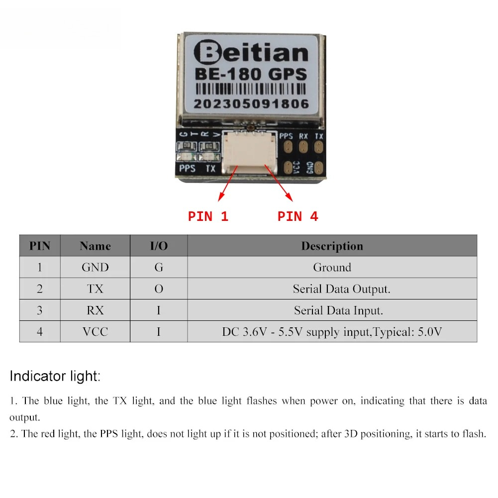 1/2/5PCS 플래시가 없는 Beitian BE-18 - Drone Gps Module 리뷰 및 가격