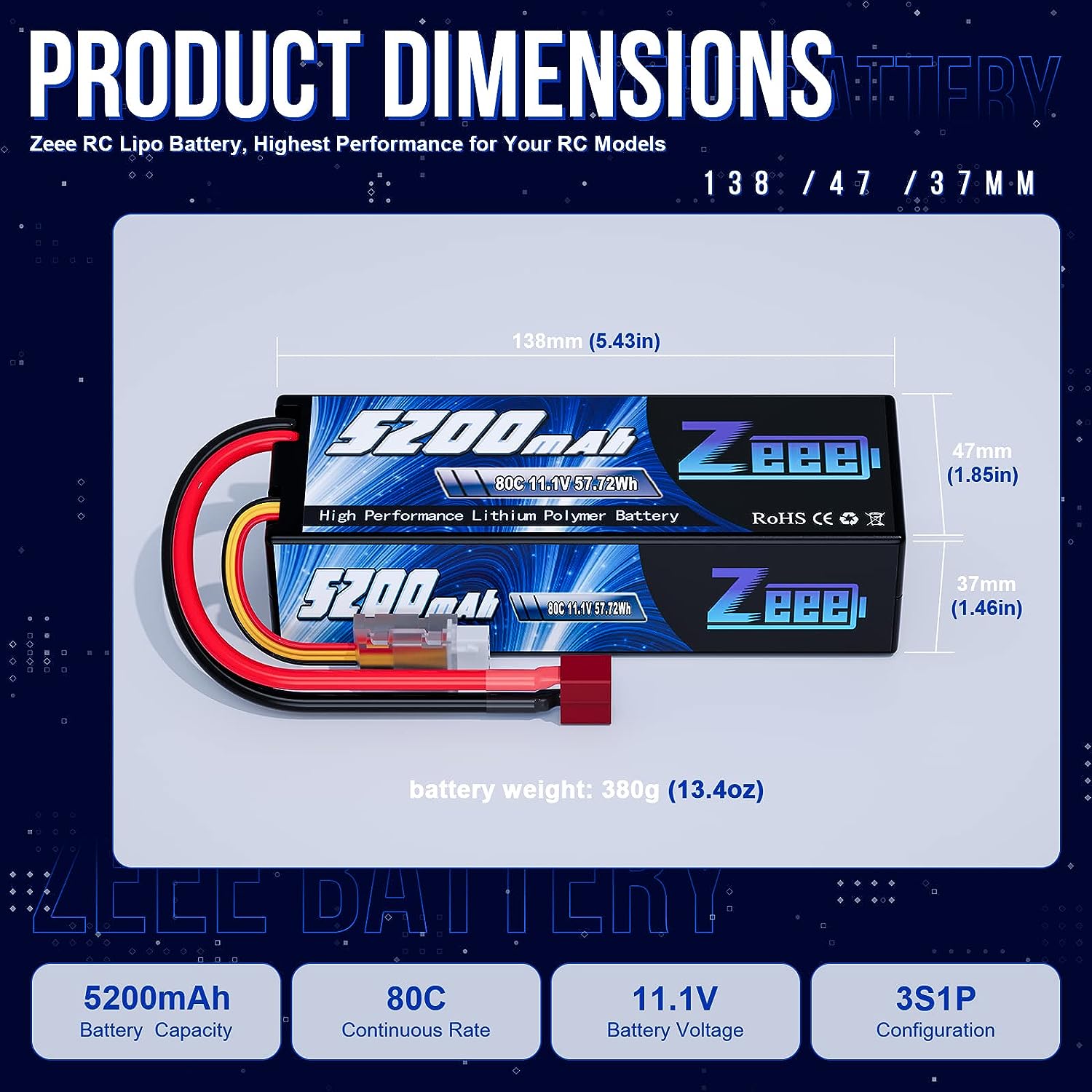 1/2pcs Zeee 3S 5200mAh Lipo 배터 - Drone Power Distribution Board 리뷰 및 가격