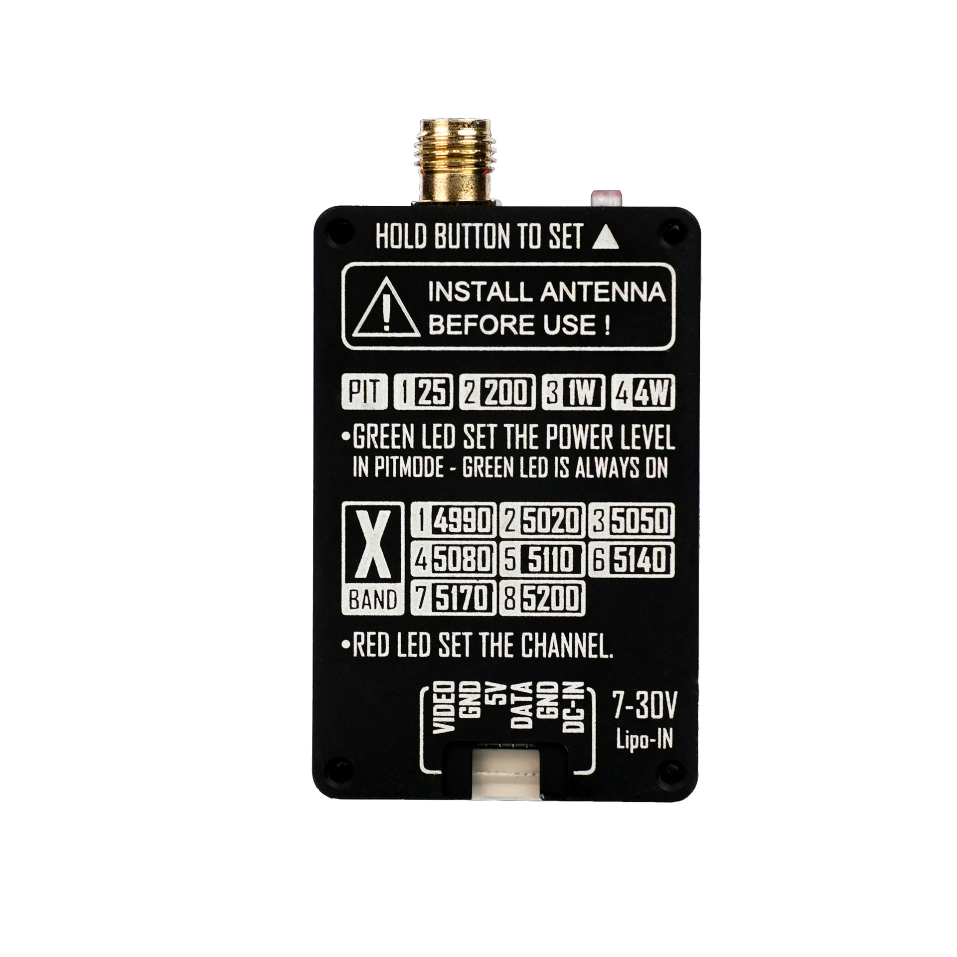 VTX RUSHFPV 4.9G 4W 비디오 전송 키트( - Drone Antenna 리뷰 및 가격